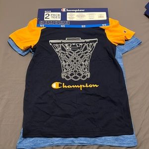 2pack of Champion brand boys shirts size 10/12